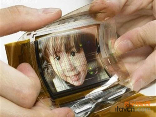 可彎曲的OLED顯示屏