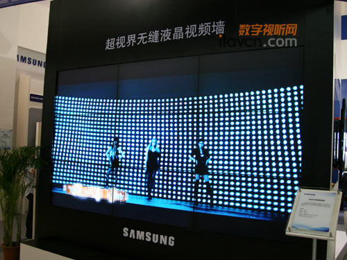 三星無縫拼接技術閃耀上海數字標牌展