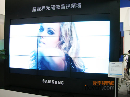 三星無縫拼接技術閃耀上海數字標牌展