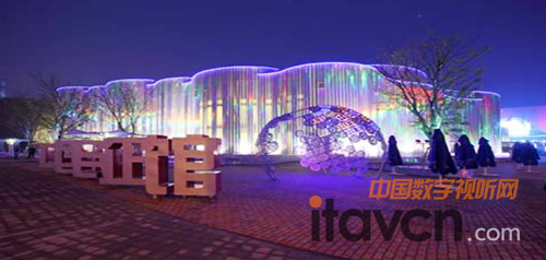 GQY大屏拼接顯示墻炫亮世博會民企館