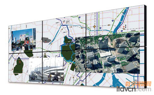 控制室新選擇 三菱LCD窄邊拼接顯示墻