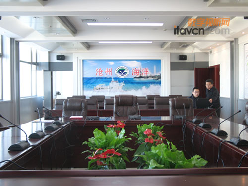 快捷中控系統應用于滄州海域監管中心