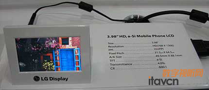 394ppi的非晶硅TFT液晶面板