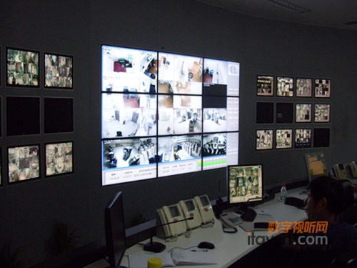 菱博40寸窄邊液晶拼接墻入駐民生銀行