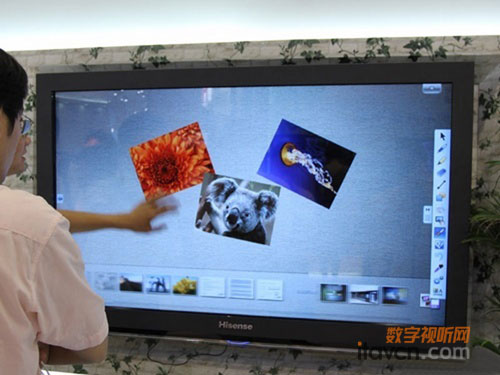 海信多款智能感應觸控電視驚艷CES2011