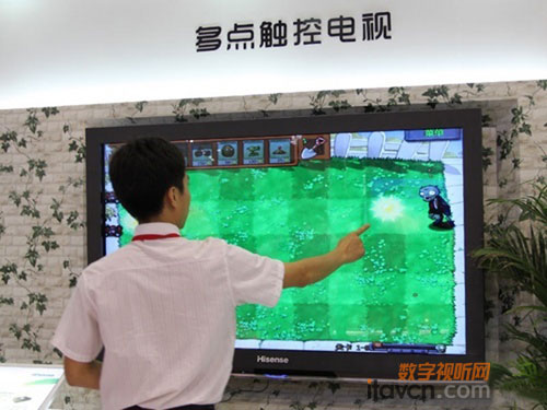 海信多款智能感應觸控電視驚艷CES2011