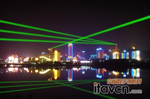 集束性很強的激光技術