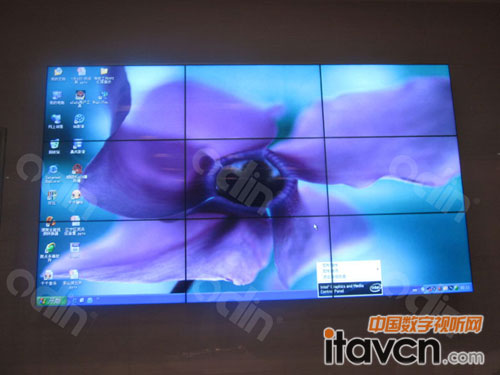 歐帝液晶拼接在東山派出所的應用