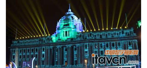 科視投影機打造中國最大規模建筑投影