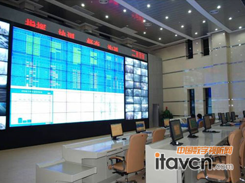 亞洲最大三星無縫液晶安全監控視頻墻