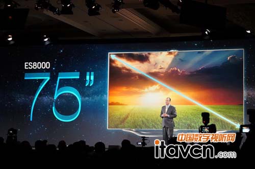 三星75英寸智能電視ES8000