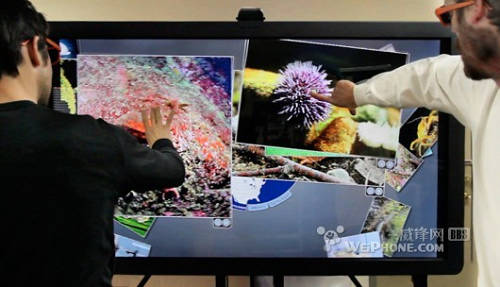 Ideum65英寸多點觸摸3D顯示器在美發布