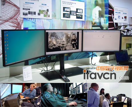 多屏顯示器在軍隊的指揮、監控中的應用