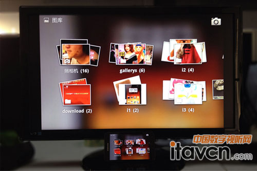 在三星智聯(lián)(MHL)顯示器中瀏覽智能手機(jī)中的相冊