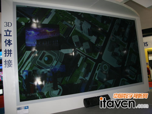 3D+拼接 GQY完美演繹大屏顯示無限魅力