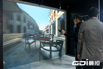 虛擬現實展示系統現場