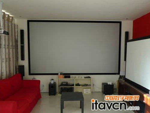 億立全線投影幕入駐榆林市傲視影音展廳