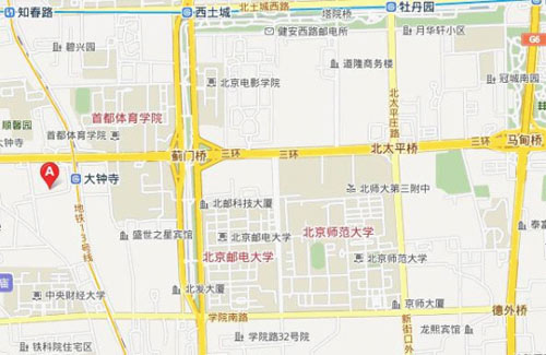 研祥智能北京分公司路線地圖