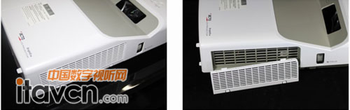 雅圖RAC100系列投影機的防塵設計