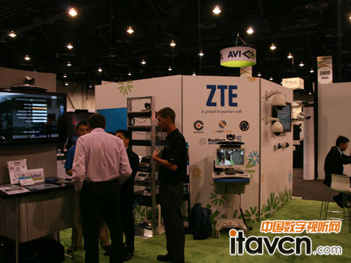 ZTE T800視訊系統(tǒng)現(xiàn)身美國(guó)Infocomm2012