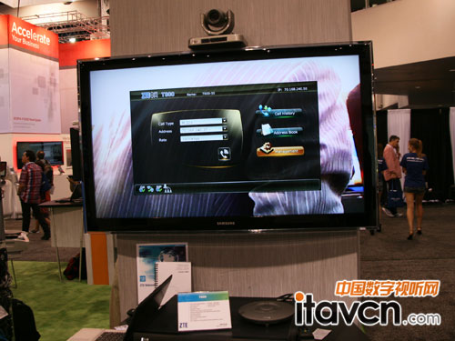 ZTE T800視訊系統(tǒng)現(xiàn)身美國(guó)Infocomm2012