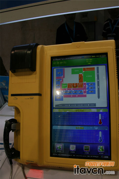 精倫電子展出的數字標牌應用在政府部門