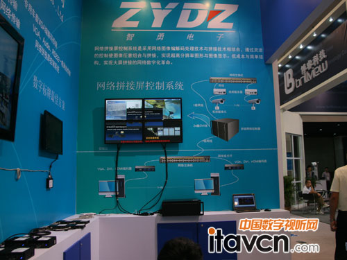 智勇電子高清傳輸系統助陣上海標牌展