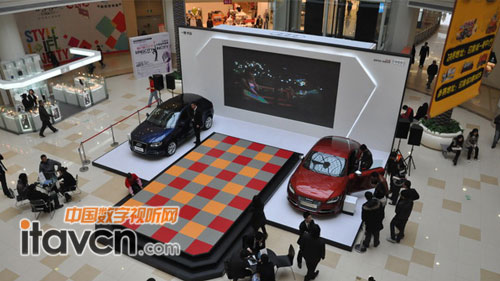 LED屏助陣蘇州奧迪A3和TT車型靜態(tài)展示