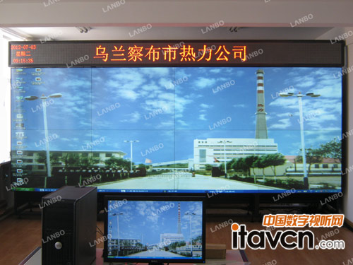大屏拼接顯示助推供熱系統智能化發展