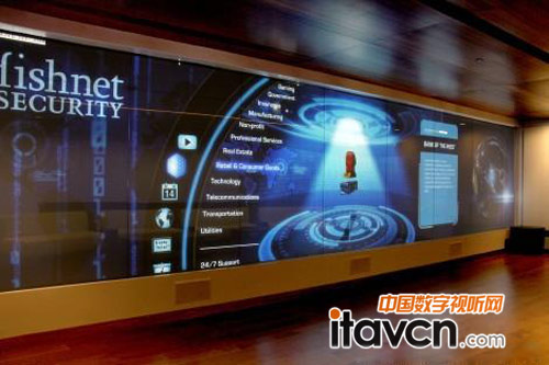 北美洲巨大交互式觸控屏亮相堪薩斯