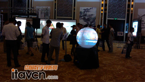 內球投影-1臺NEC PX750U+配合魚眼鏡頭