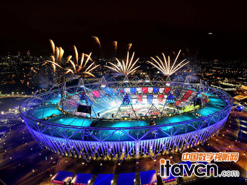 LED智能顯示裝置炫亮倫敦奧運會開幕式