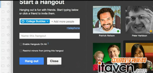 Gmail集成Hangouts輕松實現視頻會議