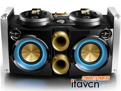 飛利浦迷你音響系統正面圖