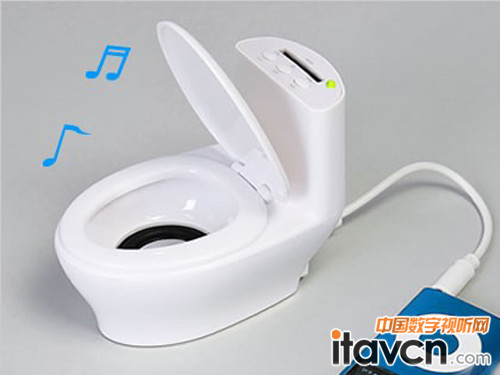 創意玩具式馬桶音箱