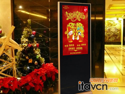廣告機(jī)入駐碧桂園大酒店