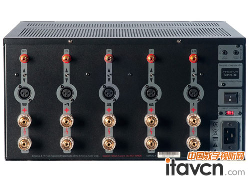 Emotiva全新XPR-5五聲道參考后級(jí)控制面板