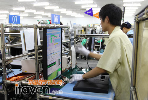 三星顯示器生產線