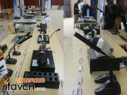 鐵三角公司展示的部分產(chǎn)品