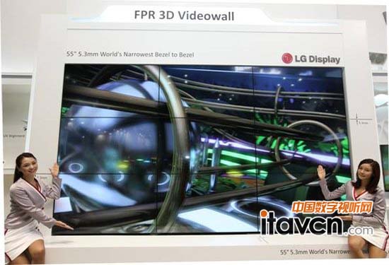 LG Display展示采用無邊技術(shù)的顯示新品