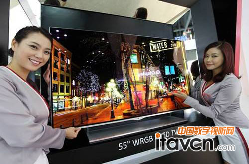LG Display ��IMID2012չ��55Ӣ��WRGB OLED TV