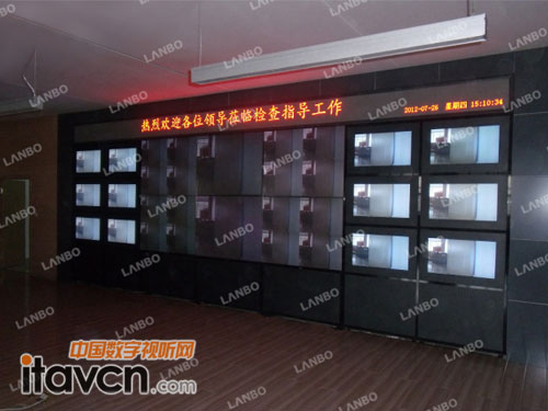 LANBO大屏監控系統助力新建礦井項目