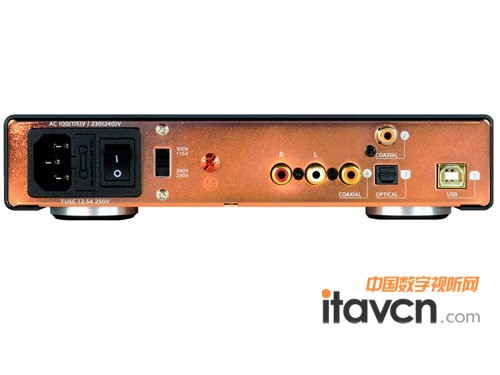 DAC-100解碼器背部接口展示