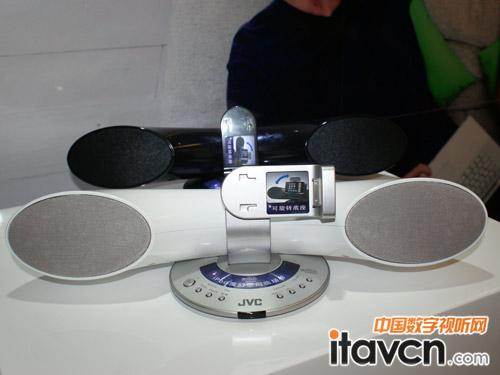 JVC可旋轉底座音響系統