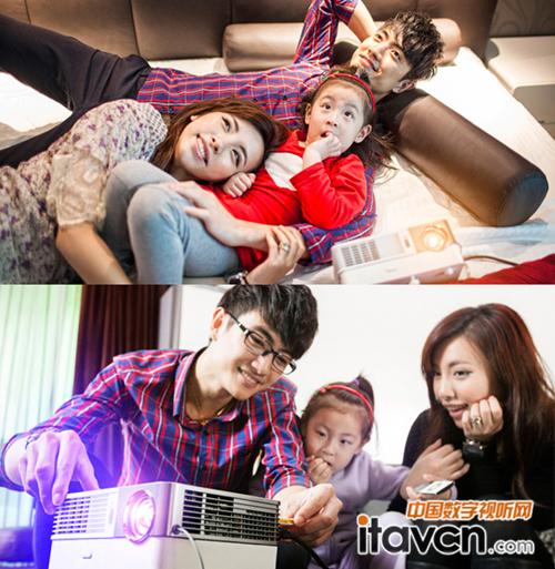 明基微型投影機GP10廣州家庭派對來襲
