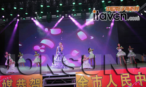 中祥創新P5超清LED全彩屏助陣河南新密電視臺