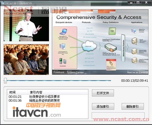 Ncast索引編輯軟件