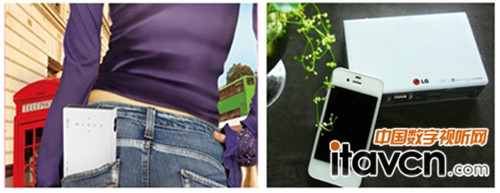 LGPB60G機身小巧到可以口袋攜帶