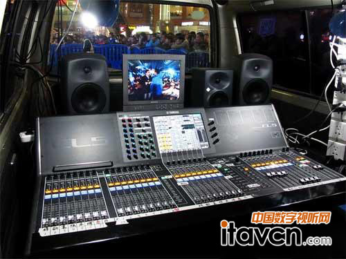雅馬哈CL數字調音臺運用于佛山跨年晚會