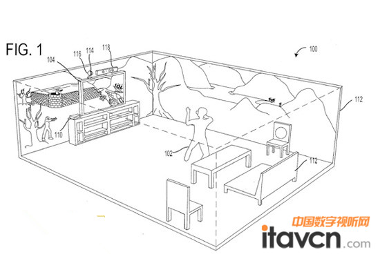 3D投影游戲系統(tǒng)示意圖